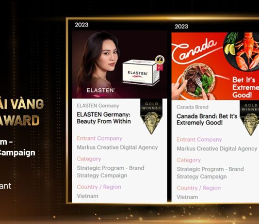 Markus Agency ghi danh với 2 giải Vàng tại Muse Award 2023