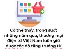 Tăng trưởng Thương mại Điện tử ở Việt Nam: 16-30% mỗi năm